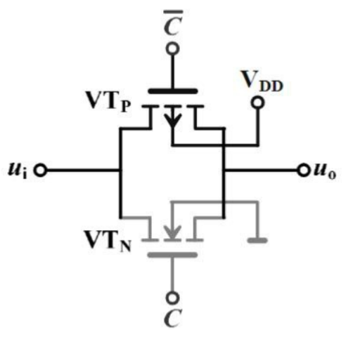 图1传输门CMOS电路