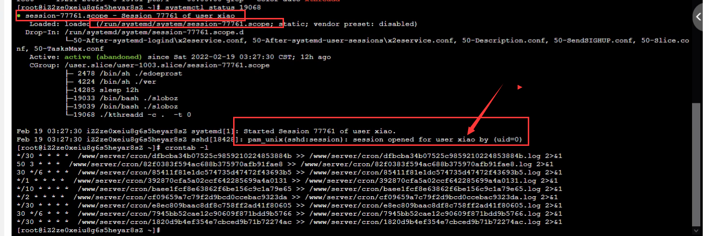 systemctl status pid