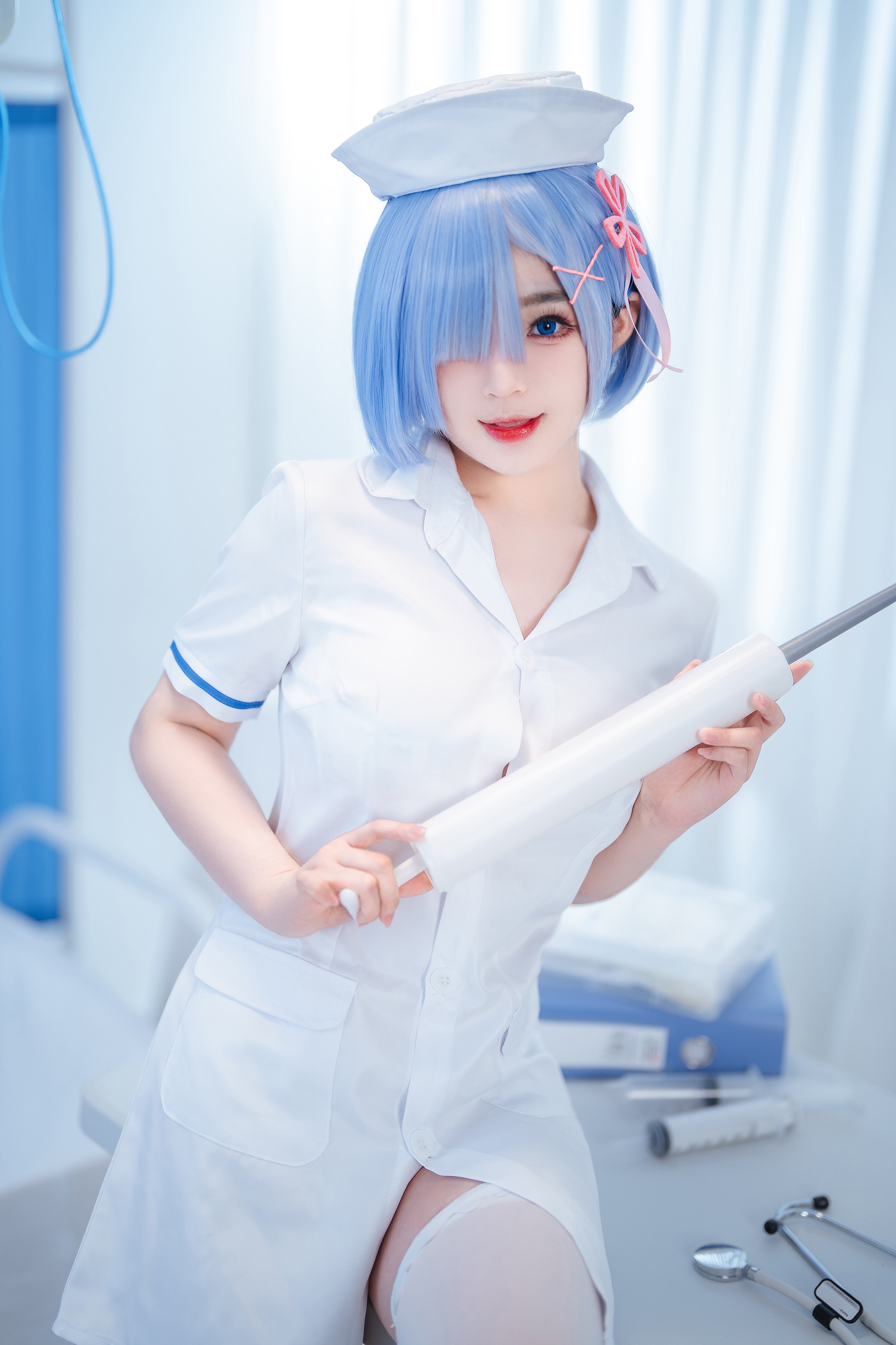 cosplay：雷姆护士-94P276M插图3